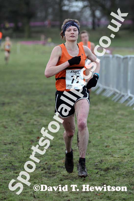 Caroline Lambert (Wetherby Runners)  under-20 womens Northern Cross Country Champs, Knowsley Safari Park. Photo: David T. Hewitson/Sports for All Pics